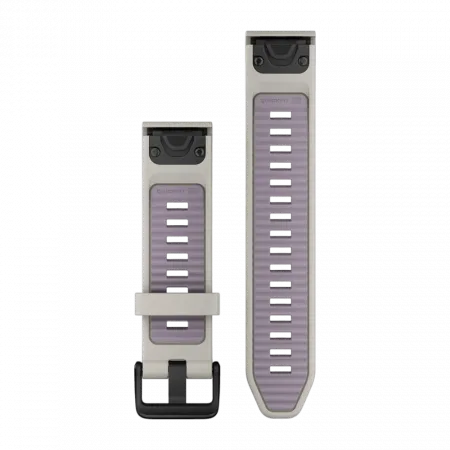 Ремінець QuickFit 20 мм, Fog Gray/Lavender сірий/фіолетовий силіконовий
