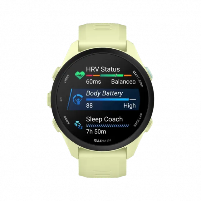 Смарт-годинник Garmin Forerunner 70 Citron з жовтим силіконовим ремінцем
