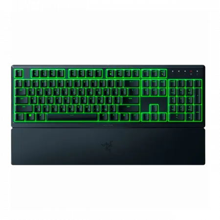 Клавіатура мембранна Razer Ornata V3 X 104key, USB-A, EN/UK, RGB, чорний