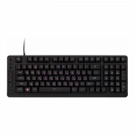 Клавіатура мембранна HyperX Alloy Origins EVE 1800 99key, Red, USB-A, EN/UA, RGB, чорний