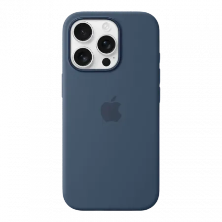 Чохол Apple Silicone Case with Magsafe для iPhone 16 Pro (Denim)