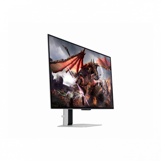 Монітор Samsung 32" Odyssey G80SD HDMI, DP, USB, Bluetooth, OLED, 3840x2160, 240Hz, 0.3ms, G-Sync Compatible