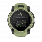 Смарт-годинник Garmin Instinct 3 50 мм, AMOLED Fern Green зелений з Fern Green зеленим силіконовим ремінцем