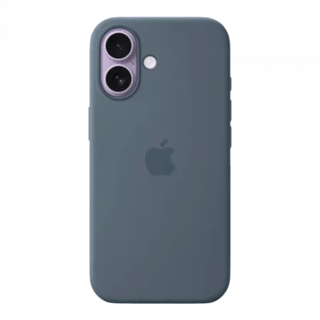 Чохол Apple Silicone Case with Magsafe для iPhone 17 (Anchor Blue)