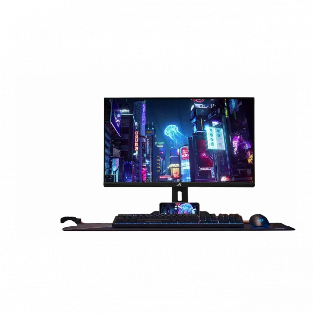 Монітор Asus 27" ROG Strix XG27UCG HDMI, DP, USB-C, Audio, IPS, 3840x2160, 160Hz, 1ms, sRGB 130%, G-SYNC, FreeSync, Pivot, HDR400