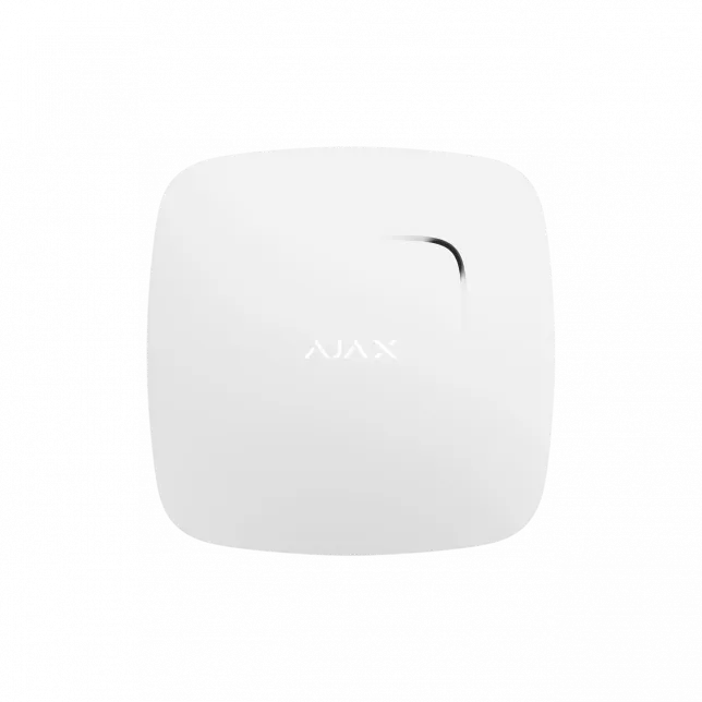 Датчик диму Ajax FireProtect, Jeweler, бездротовий, білий
