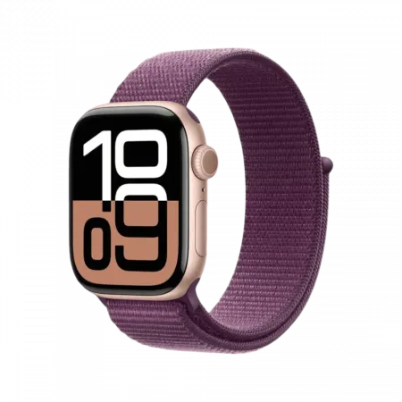 б/у Apple Watch Series 10 GPS 46mm Rose Gold Aluminum Case with Plum Sport Loop