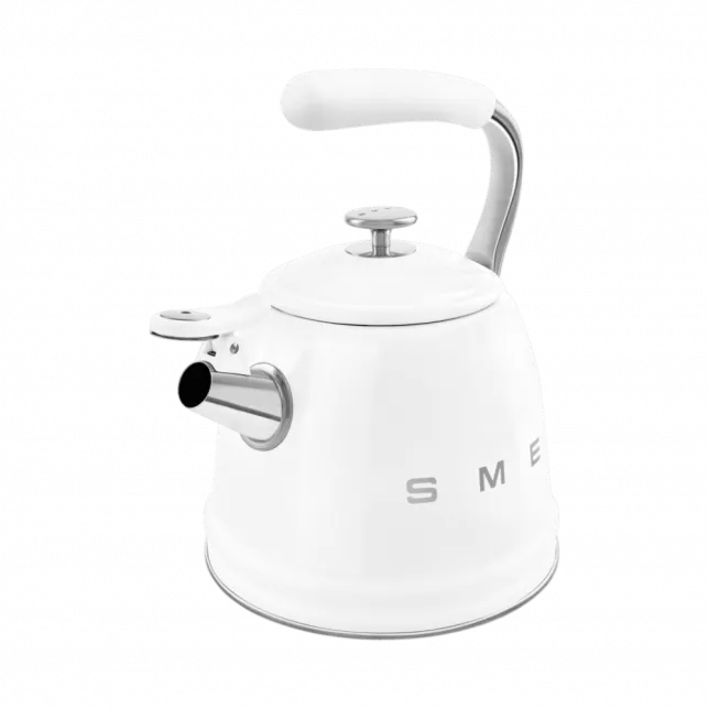 Чайник зі свистком Smeg (White)