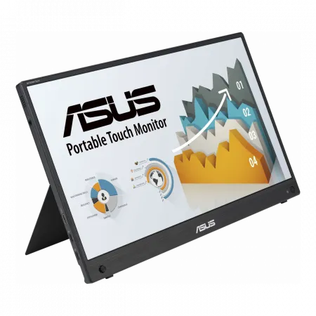 Монітор портативний Asus 15.6" ZenScreen MB16AMTR mHDMI, 2xUSB-C, MM, IPS, 7800mAh, Touch, Case