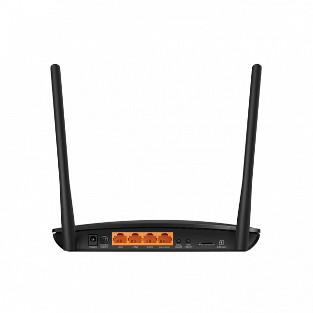 Маршрутизатор TP-LINK TL-MR200 AC750, 4G/LTE, 3xFE LAN, 1xFE WAN, MESH