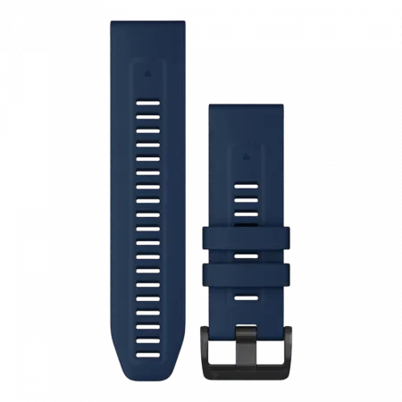 Ремінець QuickFit 26 мм, Captain Blue темно-синій силіконовий