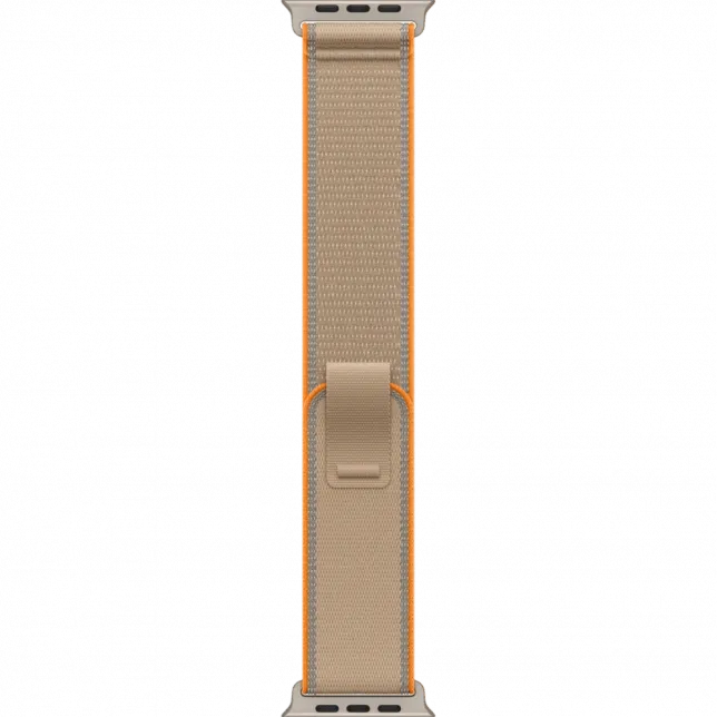 Apple Watch Ultra 4 GPS + LTE 49mm Natural Titanium Case with Sand Trail Loop - S/M (MJAJ4)