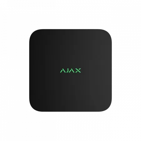 Мережевий відеореєстратор Ajax NVR DC black, 16 каналів, 12V, чорний