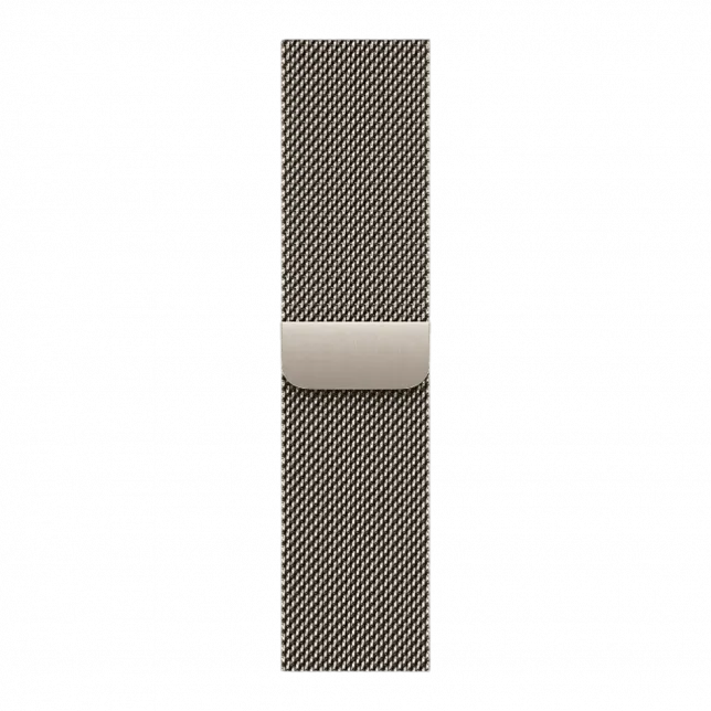 Apple Watch Series 11 GPS, 46mm Natural Titanium Case with Natural Milanese Loop (M/L)