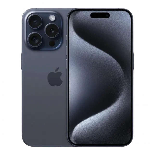 б/у Apple iPhone 15 Pro 256GB (Blue Titanium) (e-Sim) (Хороший стан)
