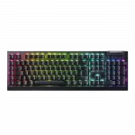 Клавіатура механічна Razer BlackWidow V4 X, 110key, Yellow Switch, USB-A, EN/RU, RGB, чорний