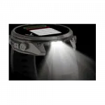 Смарт-годинник Garmin Fenix 9 Pro - inReach, 47мм Titanium з Graphite/Black темно-сірим/чорним силіконовим ремінцем