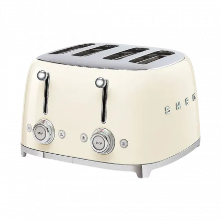 Тостер Smeg на 4 скибочки (Cream)