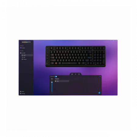 Клавіатура мембранна HyperX Alloy Origins EVE 1800 99key, Red, USB-A, EN/UA, RGB, чорний