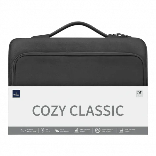Сумка для ноутбука WIWU Cozy Classic MacBook 14 Black