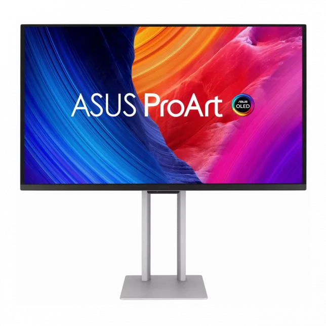 Монітор Asus 26.5" ProArt OLED PA27UCDMR HDMI, DP, UCB-C, 2xThunderbolt, USB, MM, QD-OLED, 3840x2160, 240Hz, 0.1ms, DCI-P3 99%, AdaptiveSync, Pivot, HDR400