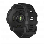 Смарт-годинник Garmin Instinct 3 50 мм, Solar, Tactical Edition Black чорний з чорним силіконовим ремінцем