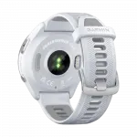 Смарт-годинник Garmin Forerunner 965 Titanium Bezel з Whitestone корпусом та Whitestone/Powder Grey силіконовим ремінцем
