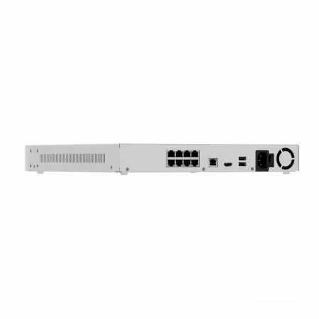 Мережевий відеореєстратор Ajax NVR H2D8PAC 8 white, HDMI 4K, 2 HDD, 8 PoE, 8 каналів, білий, 140913.122.WH1
