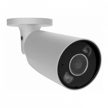 IP-Камера дротова Ajax BulletCam HL white, 5мп, 4мм, гібридне підсвічування IR 50м, білий Led 50м, Poe, True WDR, IP 65,  аудіо, кут огляду 75° до 85°, вулична, біла