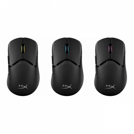 Миша HyperX Pulsefire SAGA PRO, RGB, USB-A/WL/BT, чорний