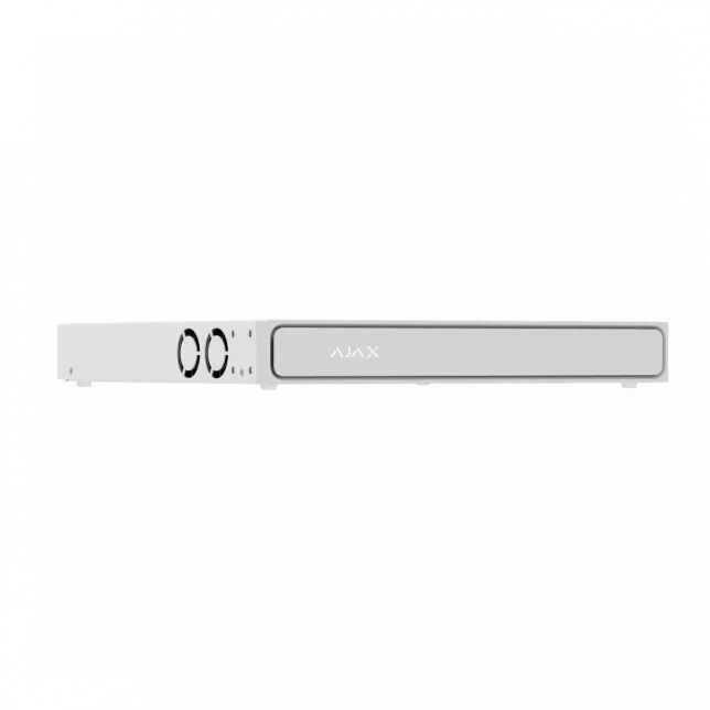 Мережевий відеореєстратор Ajax NVR H2DAC 16 white, HDMI 4K, 2 HDD, 16 каналів, білий, 140911.122.WH1