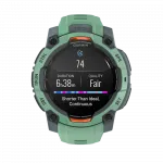 Смарт-годинник Garmin Instinct 3 45 мм, AMOLED Neotropic зелений з Neotropic зеленим силіконовим ремінцем
