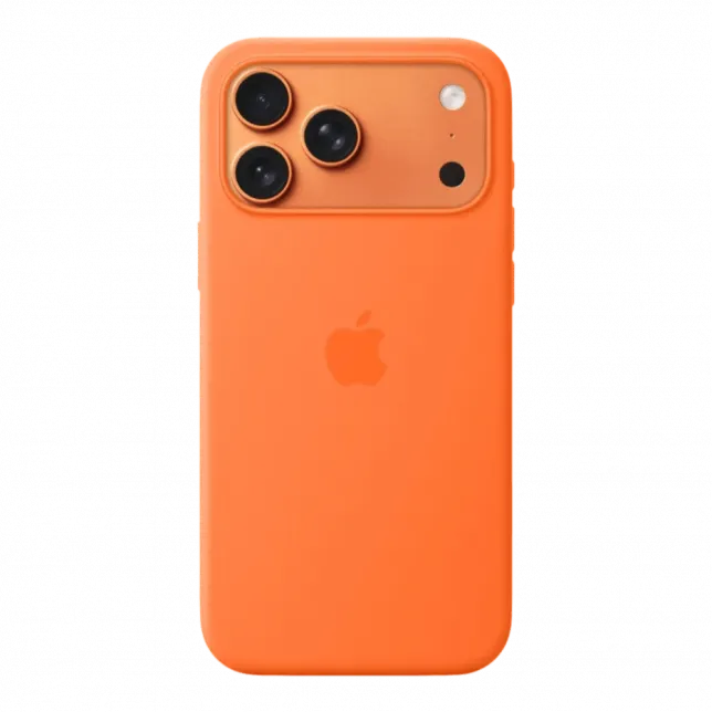 Чохол Apple Silicone Case with Magsafe для iPhone 17 Pro (Orange)