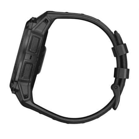 Смарт-годинник Garmin Instinct 3 50 мм, Solar, Tactical Edition Black чорний з чорним силіконовим ремінцем