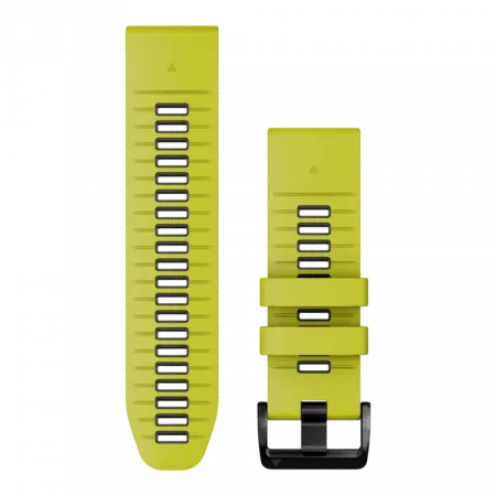 Ремінець QuickFit 26 мм, Electric Lime/Graphite жовтий силіконовий 