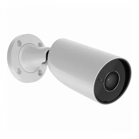 IP-Камера дротова Ajax BulletCam, 5мп, 4мм, Poe, True WDR, IP 65, ІЧ 35м, аудіо, кут огляду 75°до 85°, вулична, біла