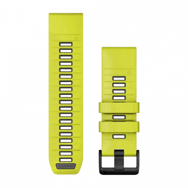 Ремінець QuickFit 26 мм, Amp Yellow/Graphite жовтий силіконовий