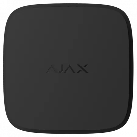 Датчик диму та температури Ajax FireProtect 2 RB Heat Smoke Jeweler, змінна батарея, бездротовий, чорний