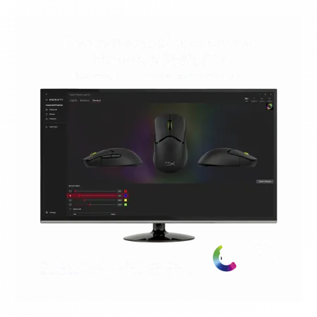 Миша HyperX Pulsefire SAGA PRO, RGB, USB-A/WL/BT, чорний