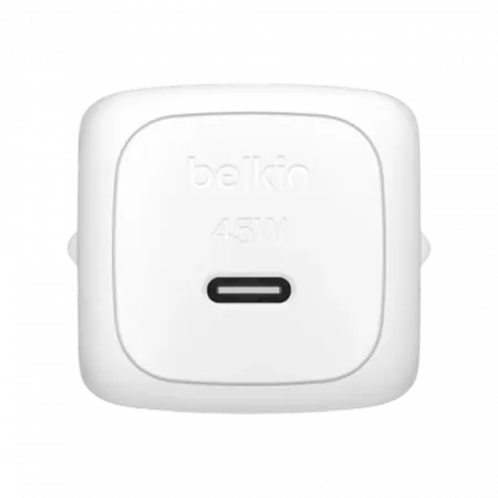 Зарядний пристрій Belkin 45W USB-C PD PPS White