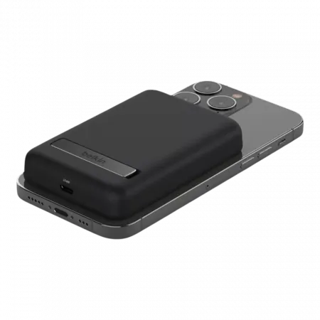 Магнітний повербанк Belkin MagSafe Wireless with Stand 5000mAh Black