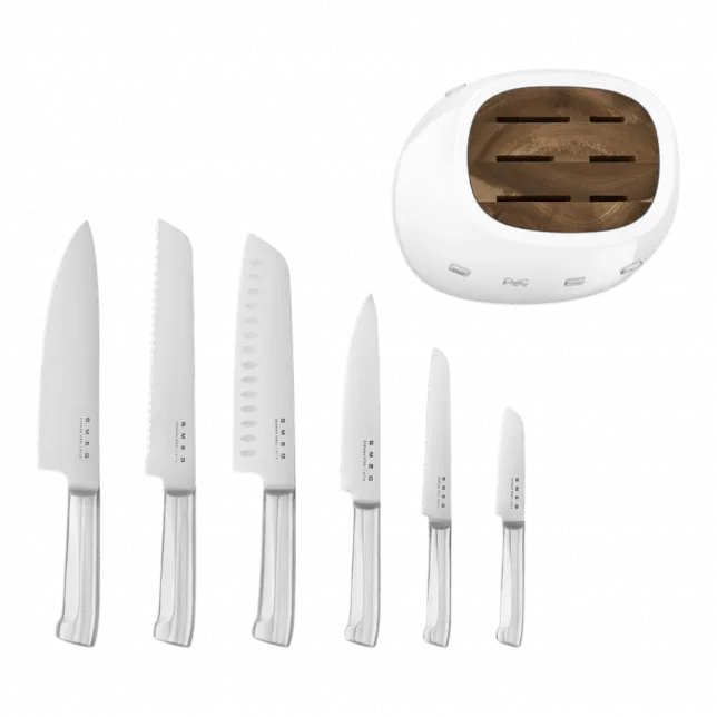 Комплект ножів Smeg (White)