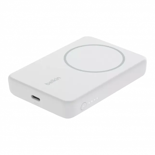 Магнітний повербанк Belkin MagSafe Wireless with Stand 5000mAh White
