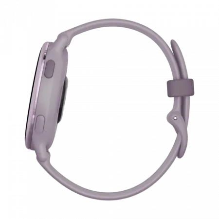 Смарт-годинник Garmin Vivoactive 5 Metallic Orchid Aluminum Bezel з бузковим корпусом Orchid та силіконовим ремінцем