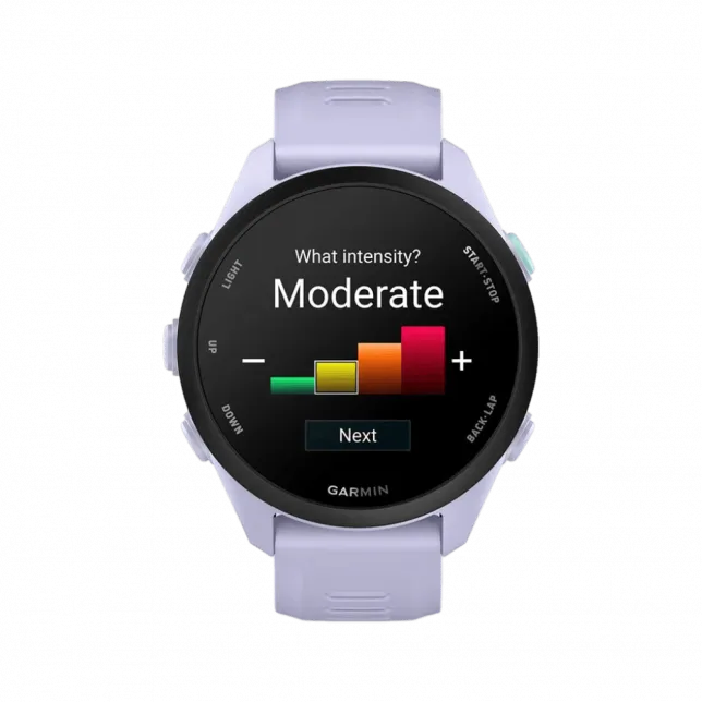 Смарт-годинник Garmin Forerunner 70 Cool Lavender з бузковим силіконовим ремінцем