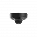 IP-Камера дротова Ajax DomeCam Mini, 5мп, 4мм, Poe, True WDR, IP 65, ІЧ 30м, аудіо, кут огляду 75°до 85°, міні купольна, чорна