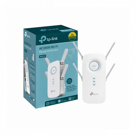 Розширювач покриття WiFi TP-LINK RE650 AC2600, 1хGE LAN