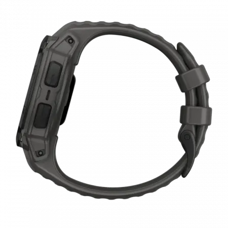 Смарт-годинник Garmin Instinct 3 45 мм, Solar, Tactical Edition Black чорний з чорним силіконовим ремінцем
