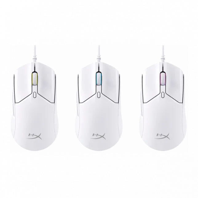 Миша HyperX Pulsefire Haste 2, RGB, USB-A, USB, білий