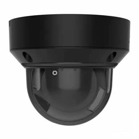 IP-камера дротова Ajax DomeCam HLVF 5 MP Black, 2.8–12 мм, PoE, True WDR, IP65, ІЧ 40 м, LED 25 м, аудіо, кут огляду 32° до 100°, чорна, 126284.214.BL1